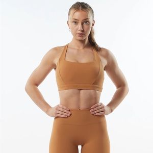 Alphalete Pulse Kinetic Bra in Chestnut